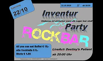 Inventurparty Inventurparty